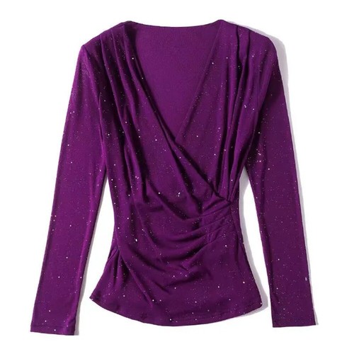 Camicia donna paillettes