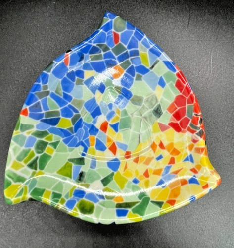 Gaudì mosaico piatto - gaudì,