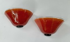 Coppia applique rosse Barovier