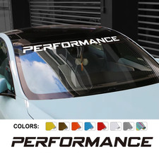 adesivo parabrezza "Performance" sticker per auto BMW MERCEDES AUDI