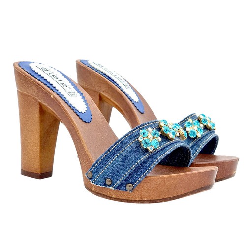 Zoccoli con fascia jeans e - in,