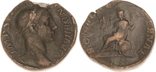 Sesterzio della roma imperiale - della,