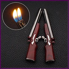 Accendino revolver metallo