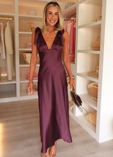 ZARA: Abito midi in raso con fiocchi: 8995/331 | *Acquirenti UK_Nessuna tassa di importazione* |