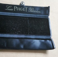 Piaget Luxe Precision Rare Box Black Leather For Any Models Elastic Opening Good