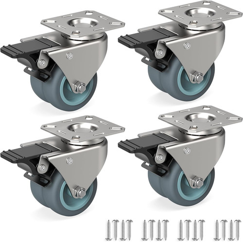 Set ruote pivottanti per - ruote,