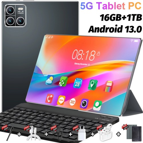 Android tablet 16gb ram - 5g, 1tb