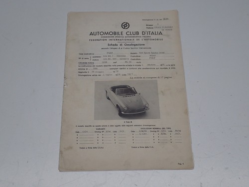 Fiat 124 sport spider scheda - fiat,