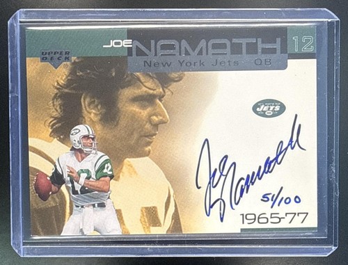 Joe namath 1999 - upper, deck