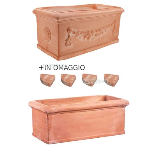 Vaso fioriera terracotta - vaso,