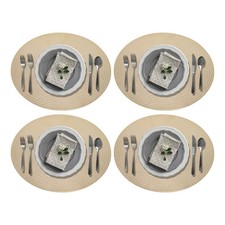 4 Pezzi Set Segnaposto Rotondo