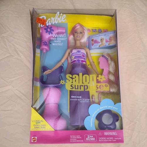 Barbie salon sorpresa fashion - salon,