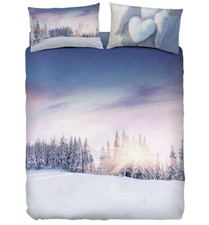 Set Copripiumino Lenzuola Matrimoniale Frozen Sunset Digitale Imagine Bassetti
