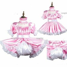 Sissy cameriera abito raso