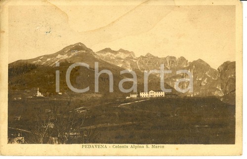 1930 pedavena veduta - (bl),