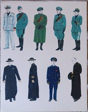 SHEET 27.5X32.5CM MILITARY