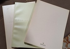N 3 LIBRI/CATALOGHI ROLEX OYSTER PERPETUAL 2005/2007/2009