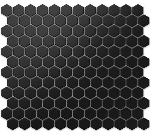 Mosaico ceramica esagonale - mosaico,