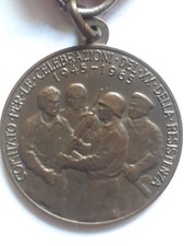 Medaglia Partigiani Liberazione 1945 CLN ventennale Resistenza. Johnson 2ww