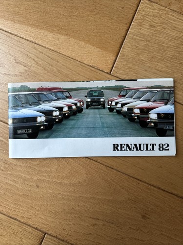Renault range 1982 market - range,