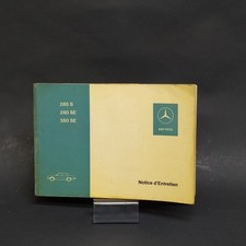 Libretto Notice d'entretien Mercedes Benz 280S/280SE/350SE in francese, 1972