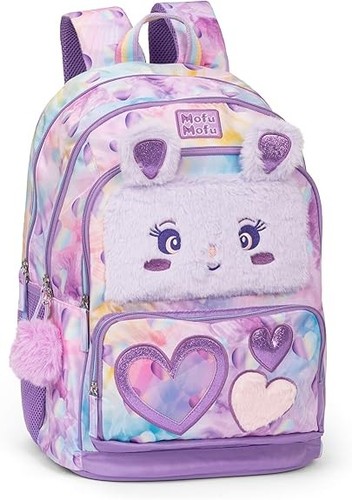 Zaino scuola mofu lilla - scuola,