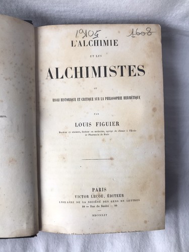 1854 occult alchimie - 1854,