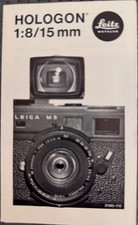 #A1343-Leitz, Leica Hologon 1:8/15 opuscolo. Originale