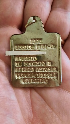 Originale piastrina militare - piastrina,