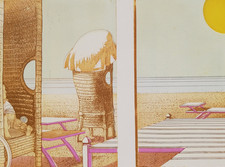 LEONARDO CREMONINI: Rara Incisione 50x65, Firmata, Datata, Pubblicata. STUPENDA!