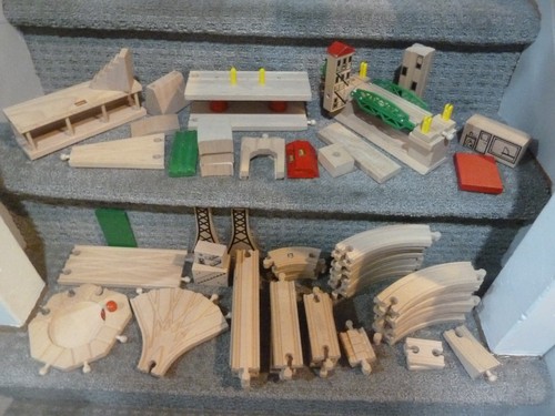 Lotto binari treno legno - binari,