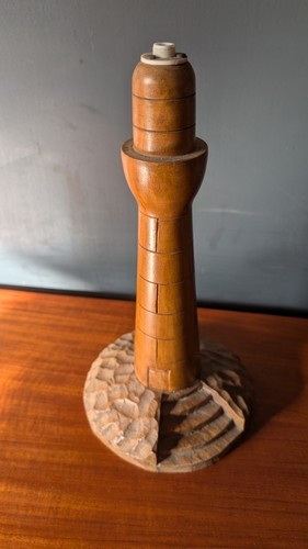 Lampada tavolo faro legno - lampada, da