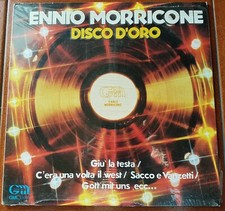ENNIO MORRICONE DISCO D'ORO Ost 33 GIRI SIGILLATO GML del 1979 NO Cd 33 45 