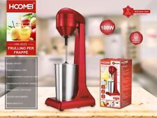 z HOOMEI HM-6525 Frullino per Frappè 100W 500ml Acciaio Inox Rosso