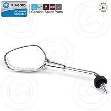 SPECCHIO RETROVISORE SINISTRO CROMATO ORIGINALE PIAGGIO VESPA GTS 300 2022-2024
