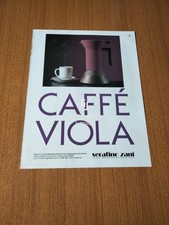 1993 CAFFE VIOLA CAFFETTIERA SERAFINO ZANI DESIGN ISAO HOSOE VINTAGE AD PUB