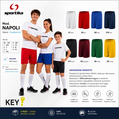 Pantaloncini calcio volley - pantaloncini,
