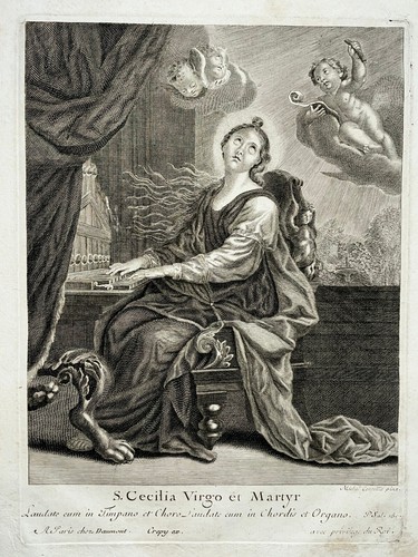 Cecilia virgo martire santa - e,