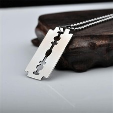 Collana ciondolo lama rasoio - collana,