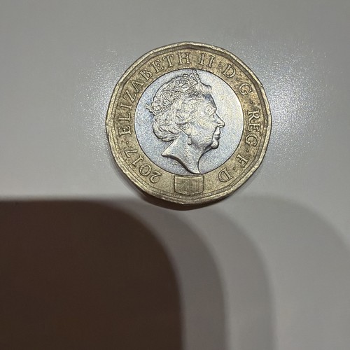 Moneta inglese one pound - moneta, 2017