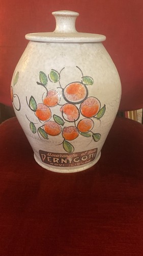 Vaso ceramica vintage amarene - ceramica,
