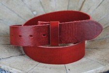 Cintura in pelle retrò red