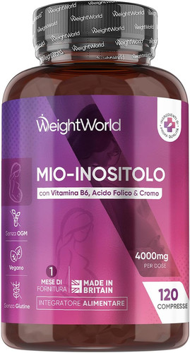 Myo inositolo vegano - inositolo, 4000mg