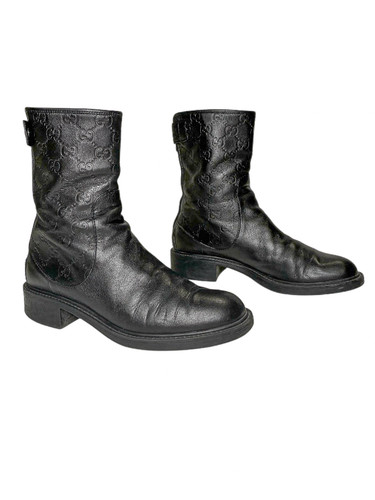Stivali moto gucci guccissima - stivali,