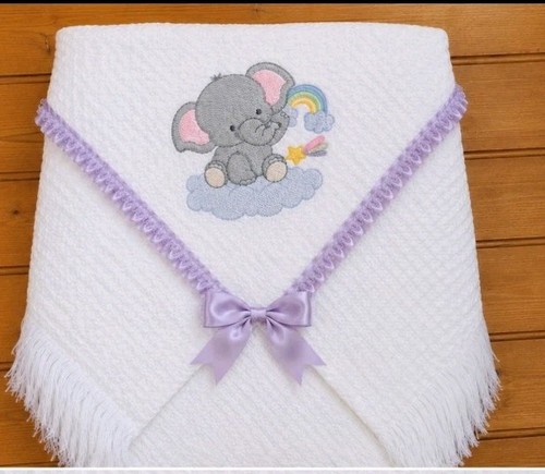 Coperta scialle bianca bambino - coperta,