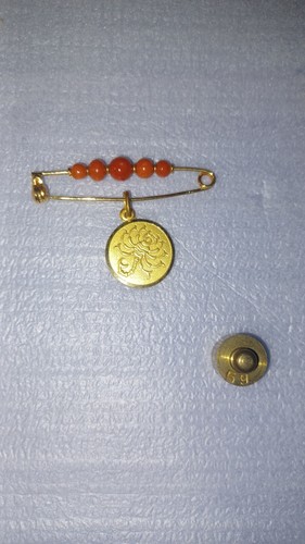 Spilla oro giallo k 750 - spilla,