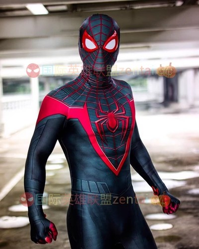 Costume tuta spiderman miles - costume,