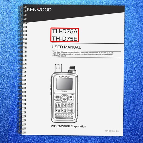Kenwood d75a d75e user - th-d75a,
