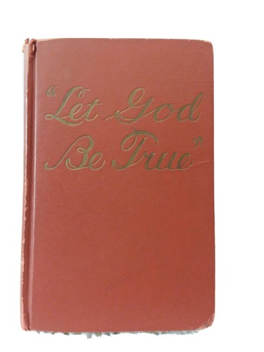 Watchtower let god true - "let, be
