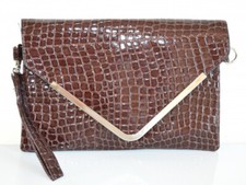 BORSELLO donna MARRONE argento